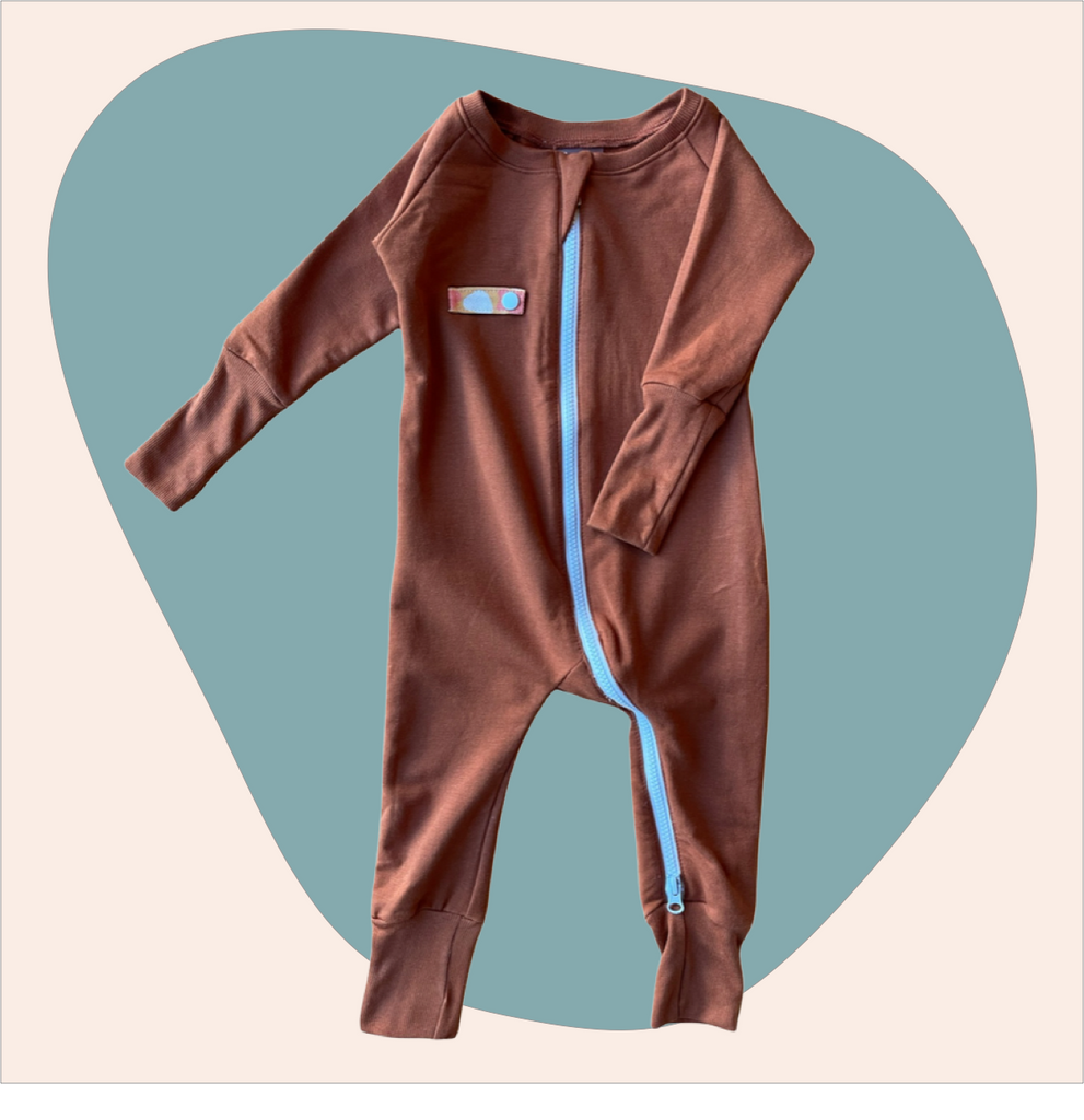 Funsie Play Suit - Persimmon