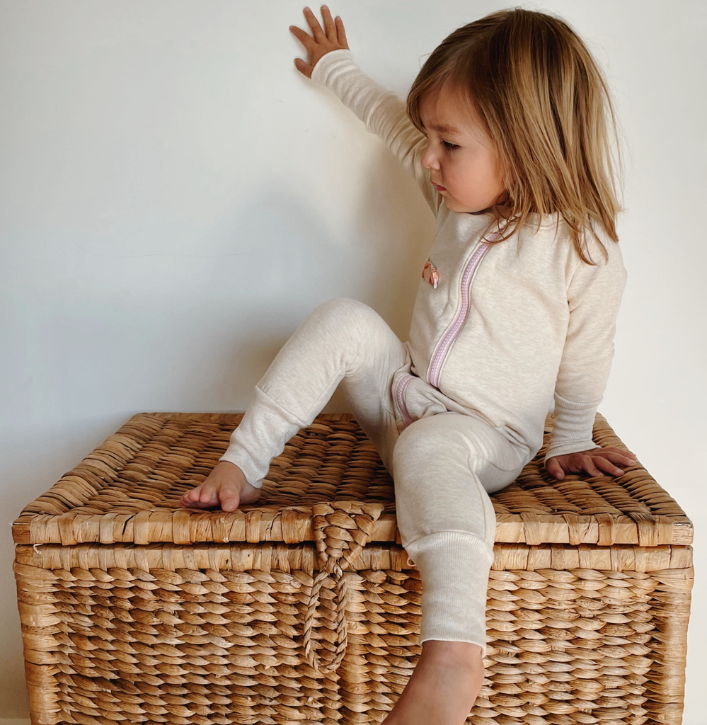 Funsie Play suit - Almond